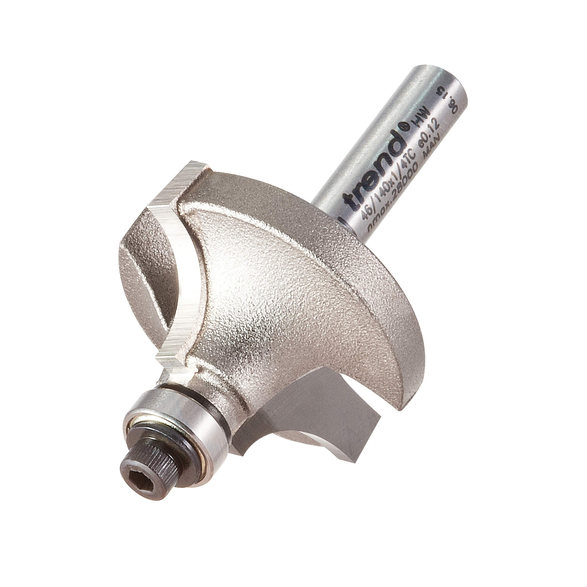 Image of Trend Bearing Guided Ovolo and Round Router Cutter 32mm 16mm 1/4"