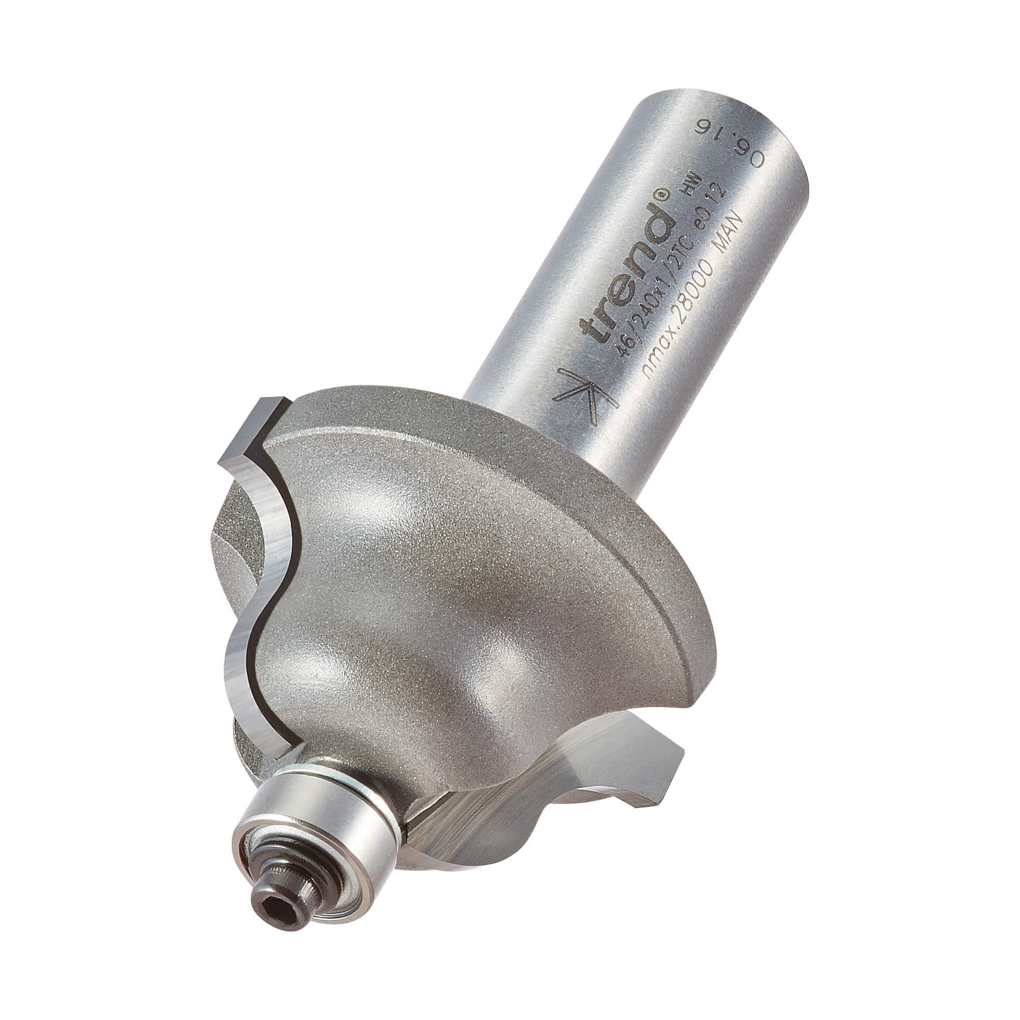Image of Trend Roman Ogee Bearing Guided Router Cutter 34.9mm 20mm 1/2"