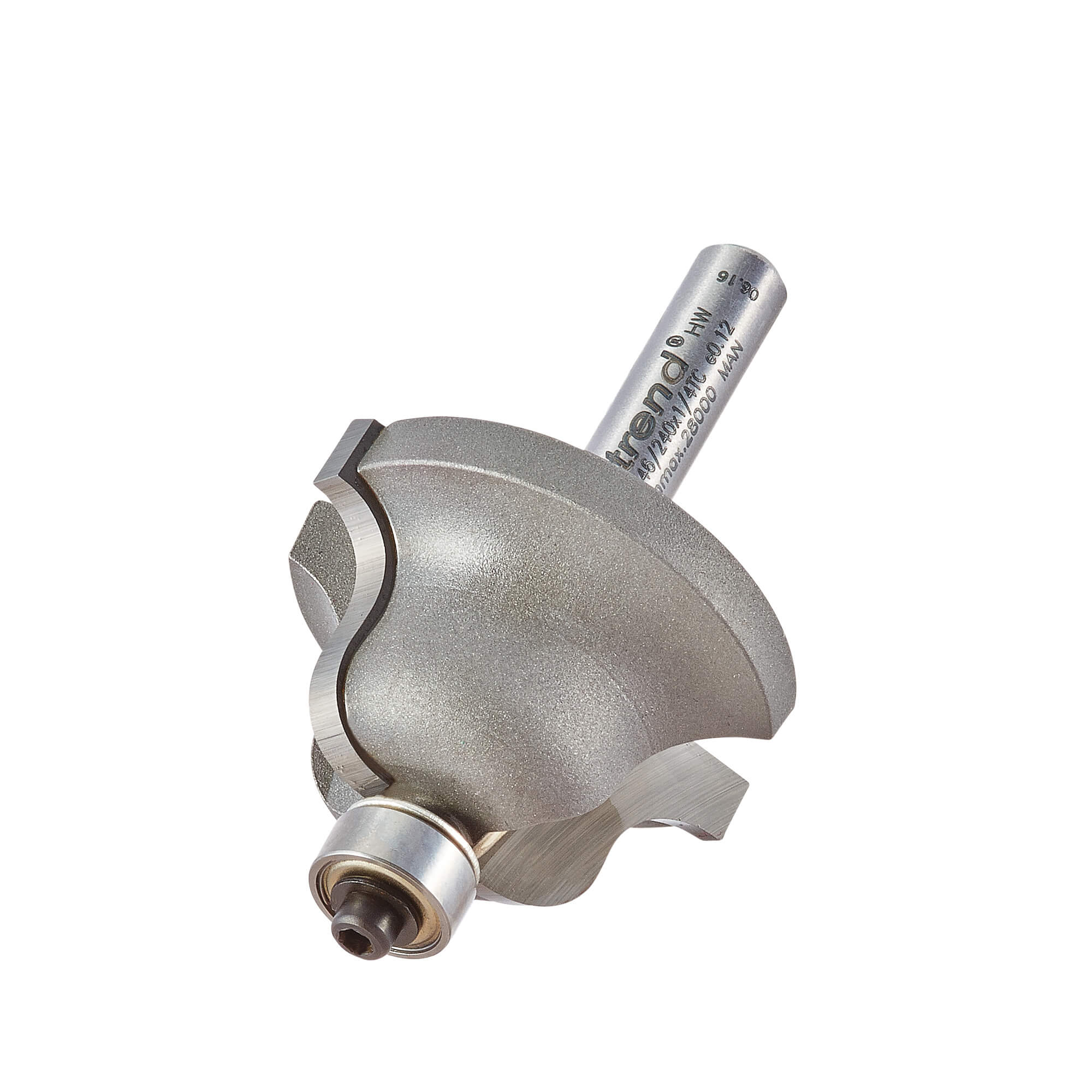 Image of Trend Roman Ogee Bearing Guided Router Cutter 34.9mm 20mm 1/4"
