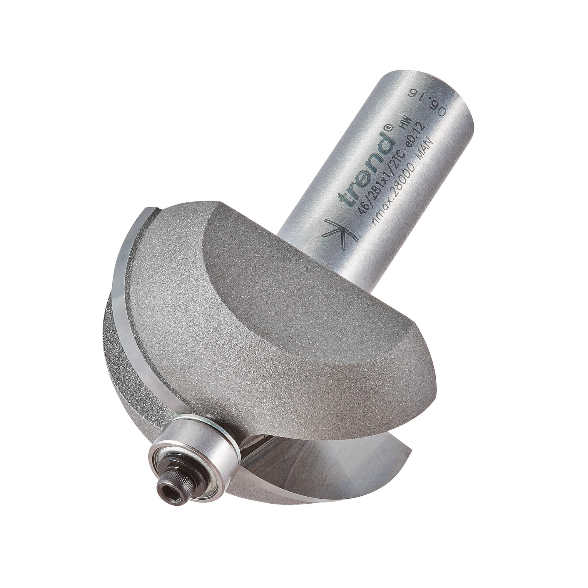 Image of Trend Cove Bearing Guided Router Cutter 41.3mm 18mm 1/2"