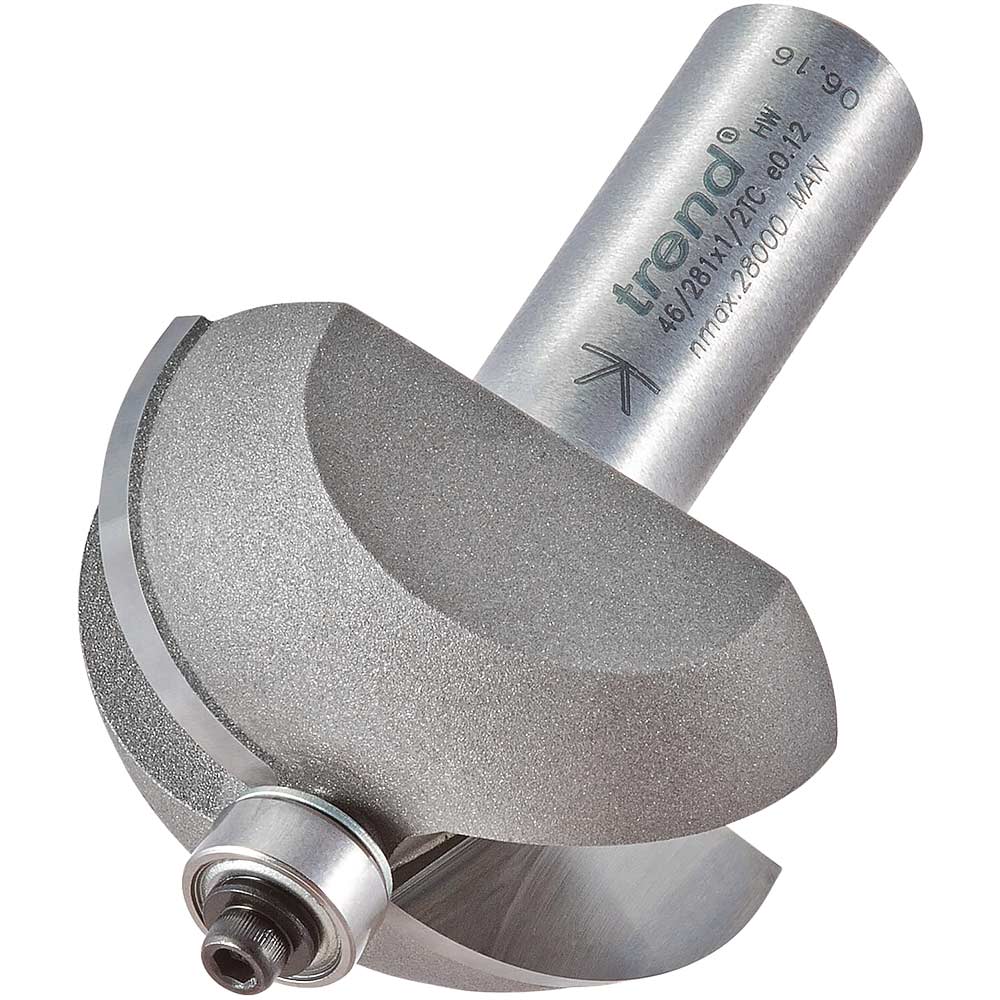 Image of Trend Cove Bearing Guided Router Cutter 41.3mm 18mm 1/2"