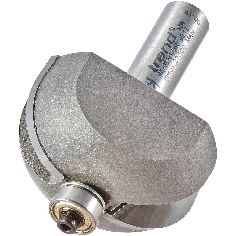 Image of Trend Cove Bearing Guided Router Cutter 50.8mm 25.4mm 1/2"