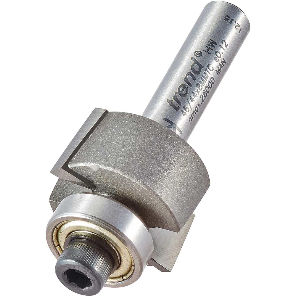 Image of Trend Bearing Guided Rebate Set Router Cutter 24mm 12.7mm 8mm