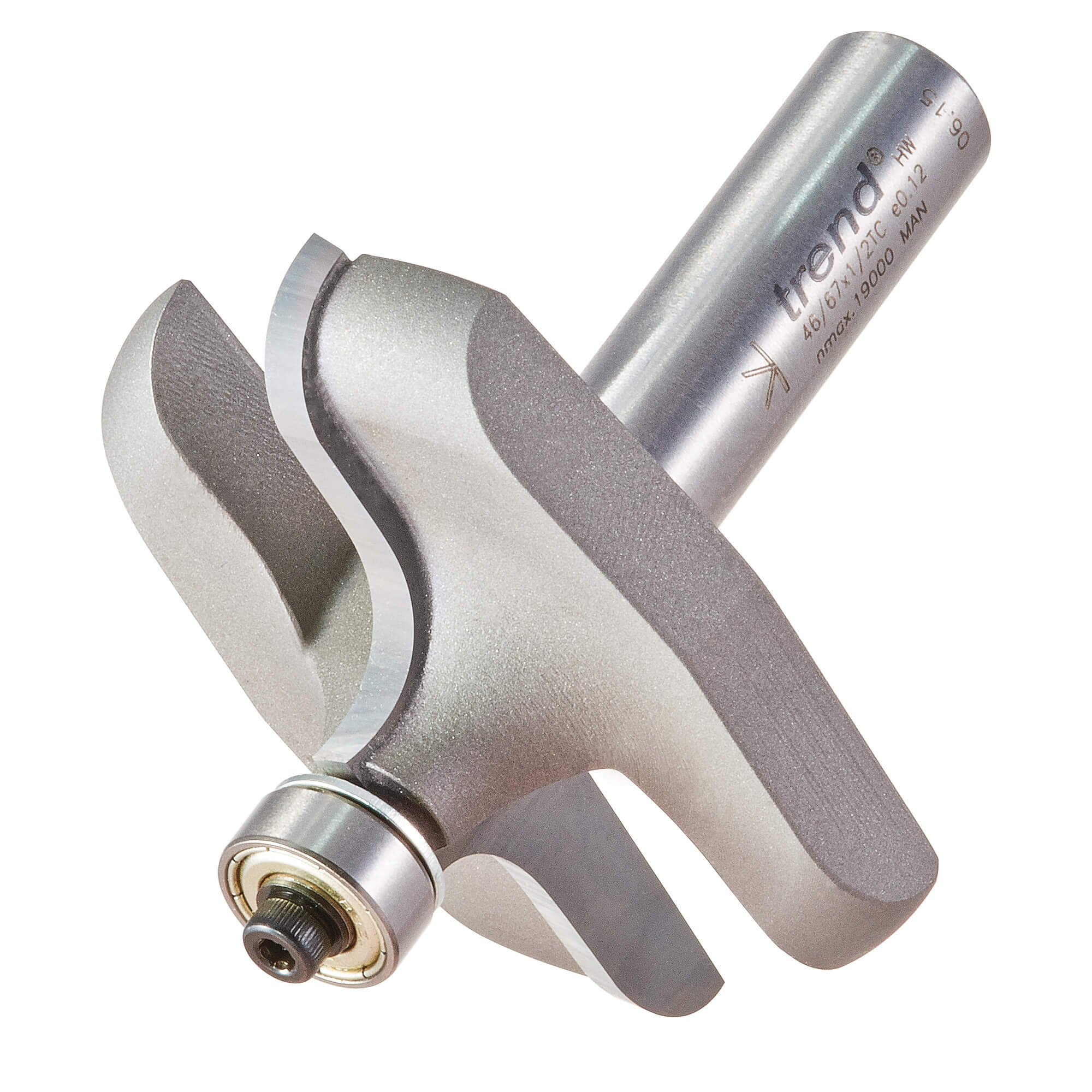 Image of Trend Bearing Guided Ogee Router Cutter 63mm 20mm 1/2"