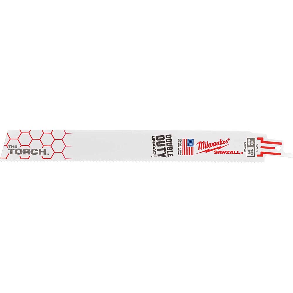 Milwaukee Heavy Duty TORCH Demolition Reciprocating Sabre Saw Blades 300mm Pack of 5