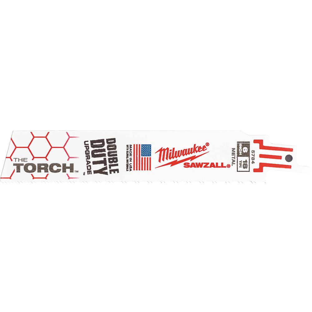 Milwaukee Heavy Duty TORCH Demolition Reciprocating Sabre Saw Blades 150mm Pack of 25
