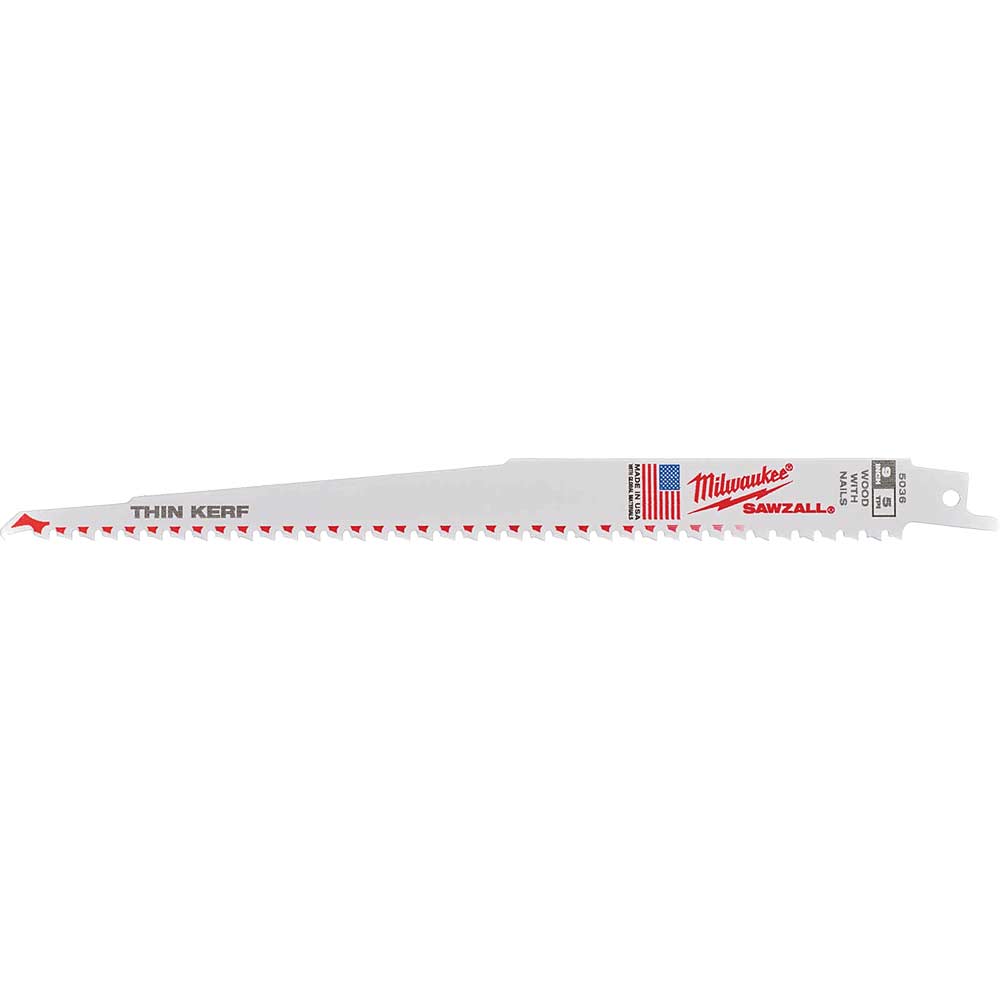 Milwaukee Fang Tip Demolition Reciprocating Sabre Saw Blades 230mm Pack of 50