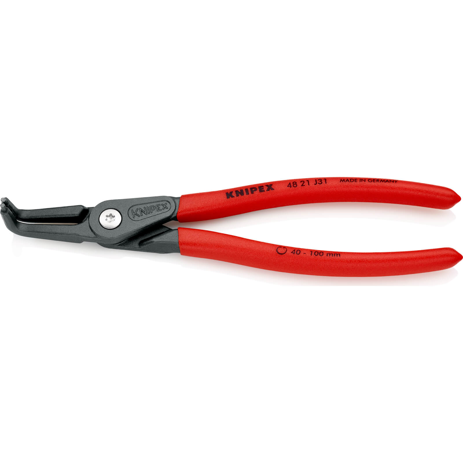 Image of Knipex 48 21 Internal 90 Degree Precision Circlip Pliers 40mm - 100mm