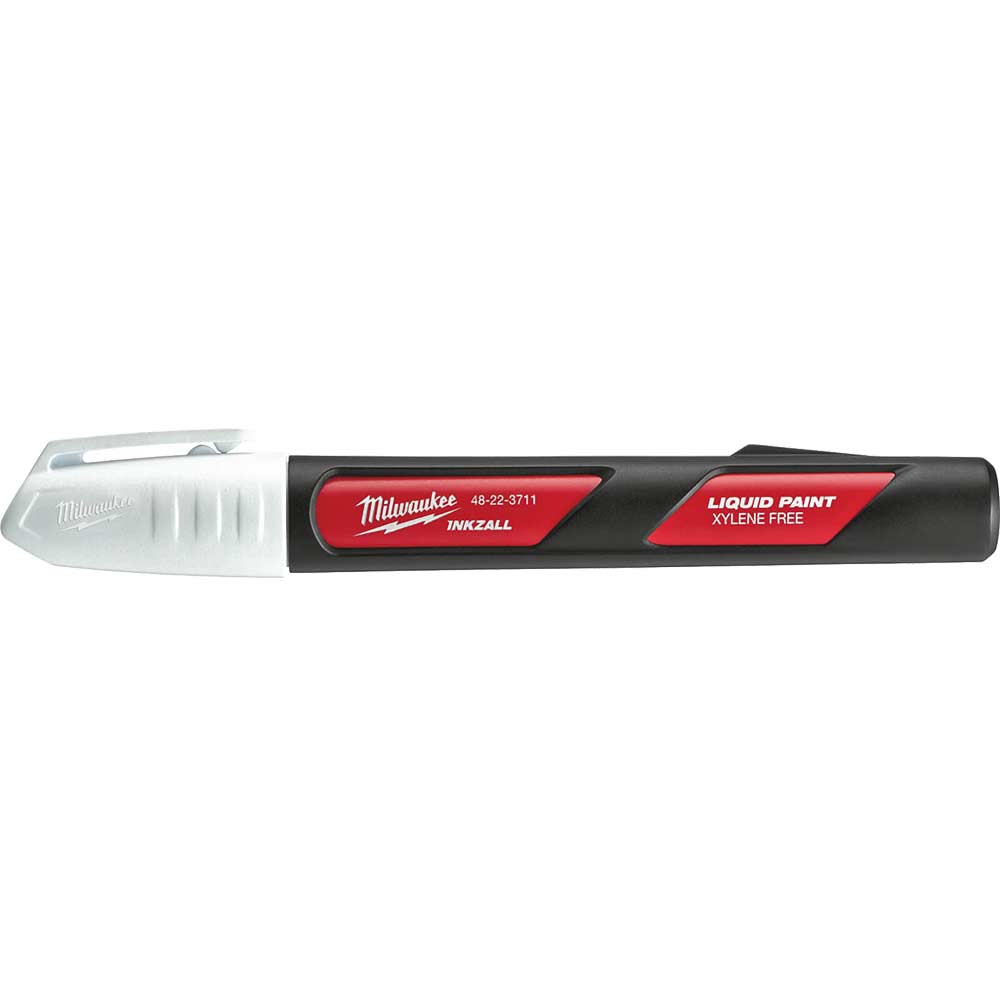 Image of Milwaukee Inkzall Liquid Paint Marker White