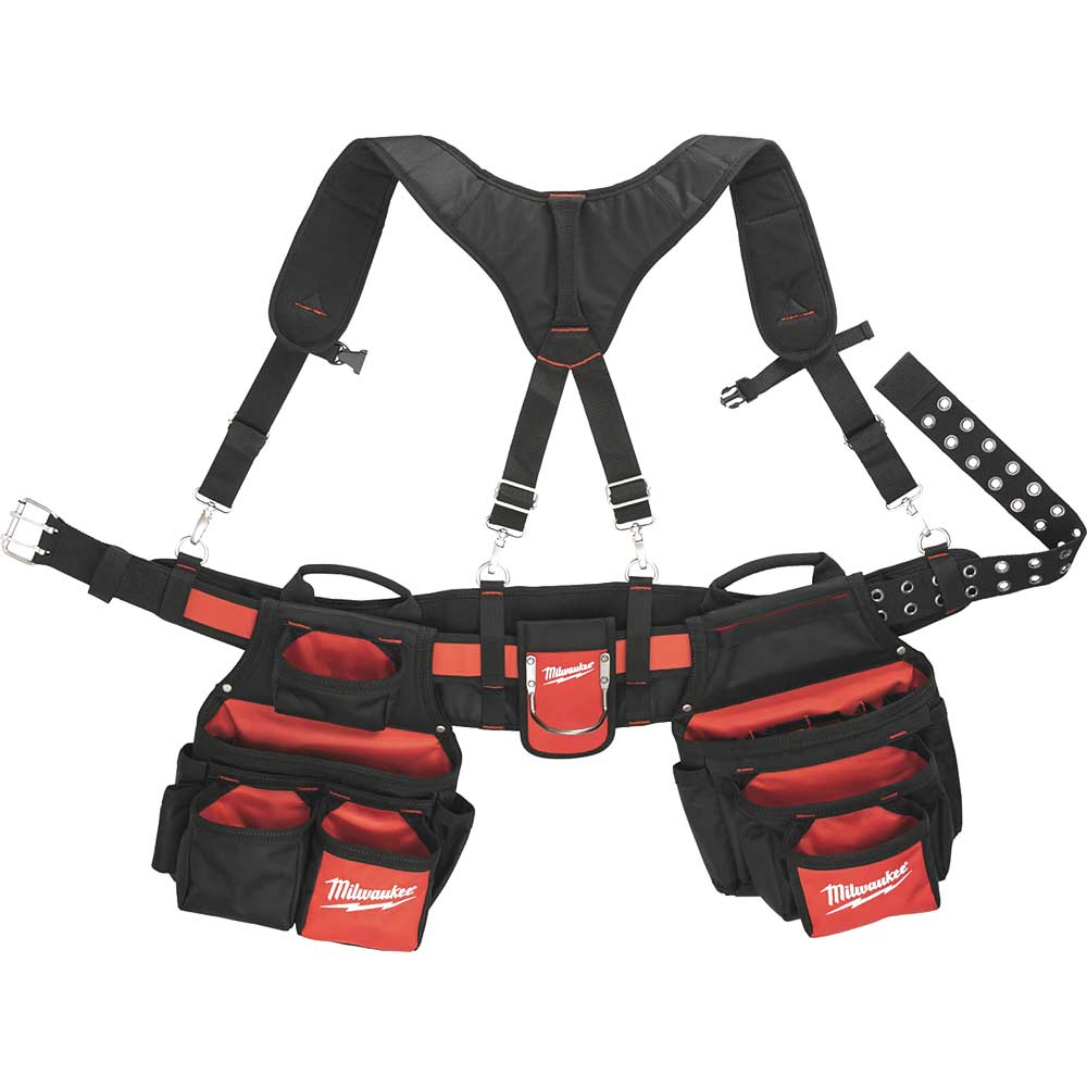 Milwaukee Heavy Duty Contractor Work Belt and Suspension Rig