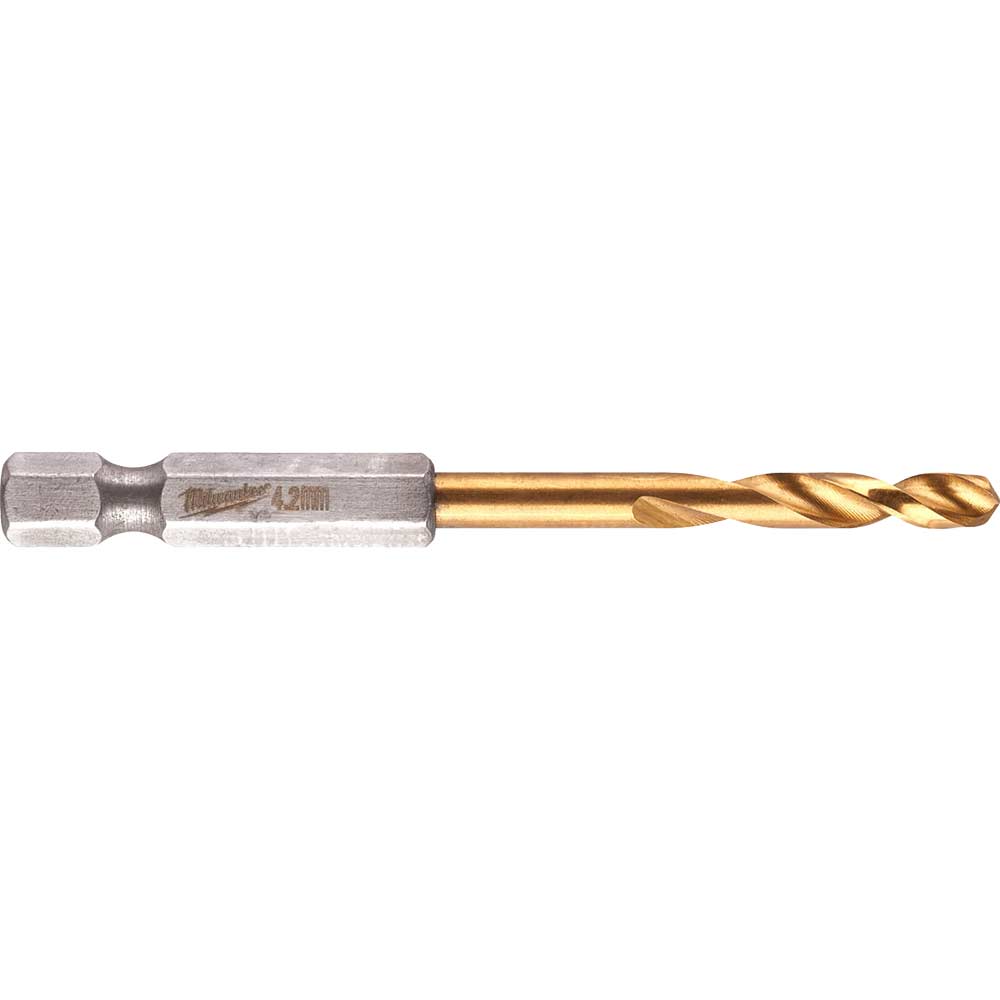 Milwaukee HSS-G Shockwave Drill Bit 4.2mm Pack of 1
