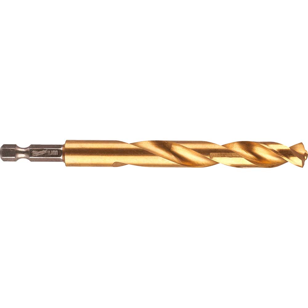 Photos - Drill Bit Milwaukee HSS-G Shockwave  11mm Pack of 1 48894725 