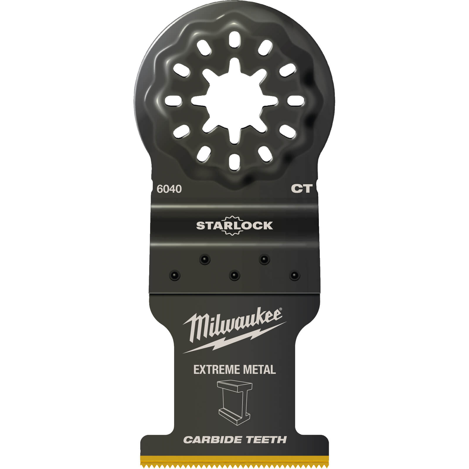 Image of Milwaukee Starlock Oscillating Multi Tool Plunge Carbide Saw Blade 35mm Pack of 1