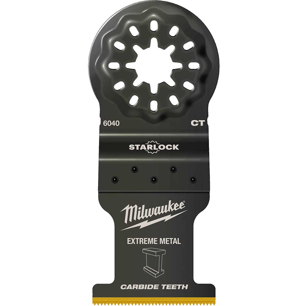 Image of Milwaukee Starlock Oscillating Multi Tool Plunge Carbide Saw Blade 35mm Pack of 1