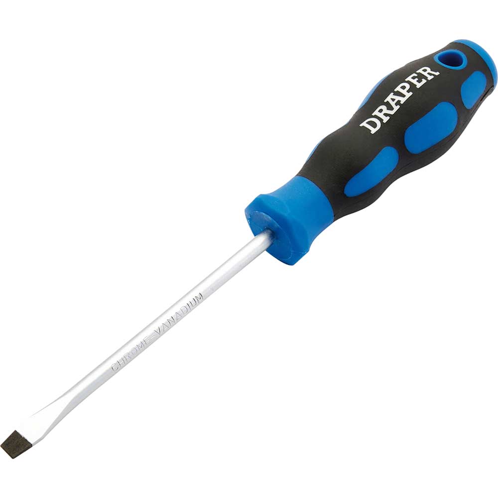 Image of Draper Flared Slotted Screwdriver 5mm 100mm