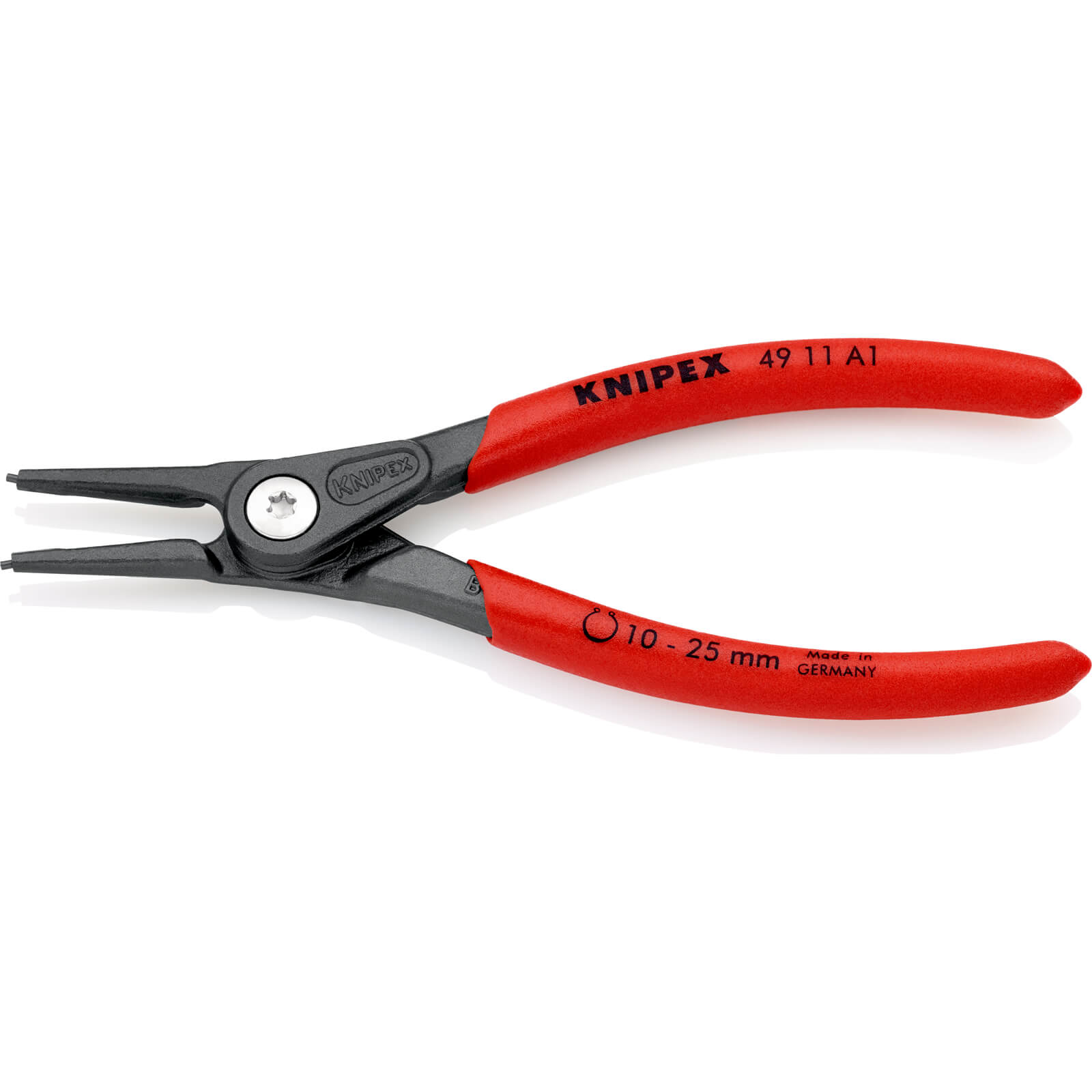 Image of Knipex 49 11 External Straight Precision Circlip Pliers 10mm - 25mm