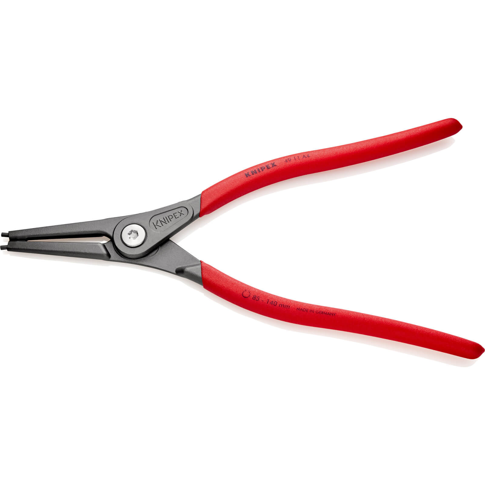 Image of Knipex 49 11 External Straight Precision Circlip Pliers 85mm - 140mm