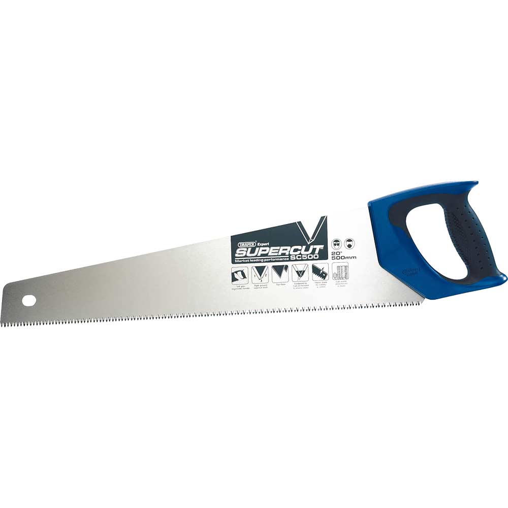 Draper Expert Supercut Hardpoint Hand Saw 20" / 500mm 7tpi