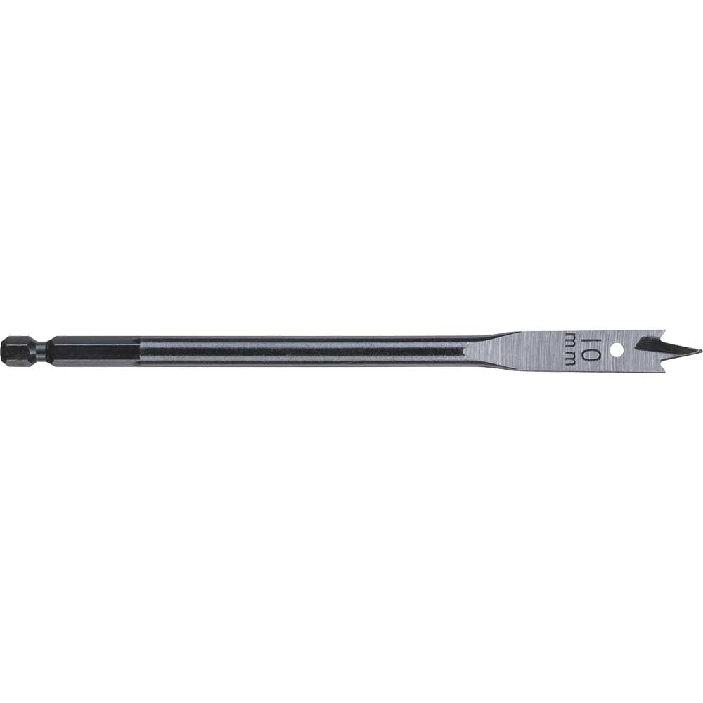 Milwaukee Hex Shank Flat Drill Bit 10mm 160mm Pack of 1