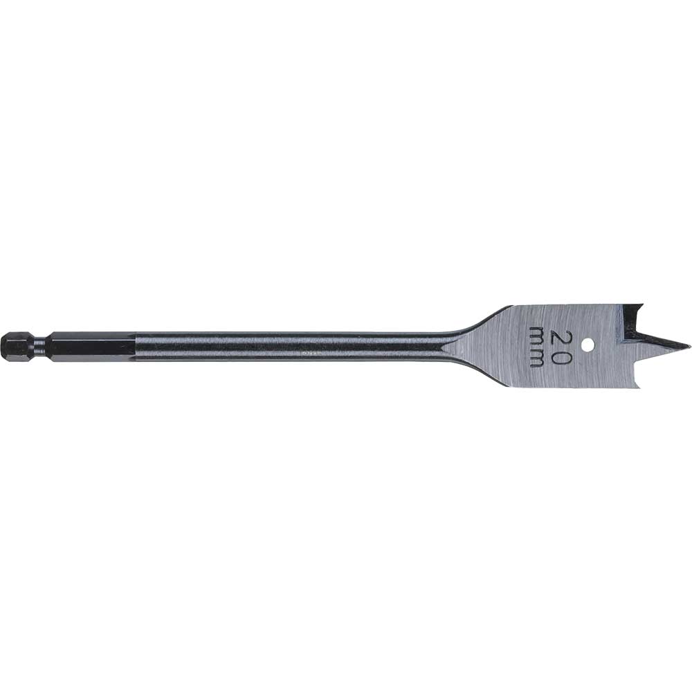 Milwaukee Hex Shank Flat Drill Bit 20mm 160mm Pack of 1