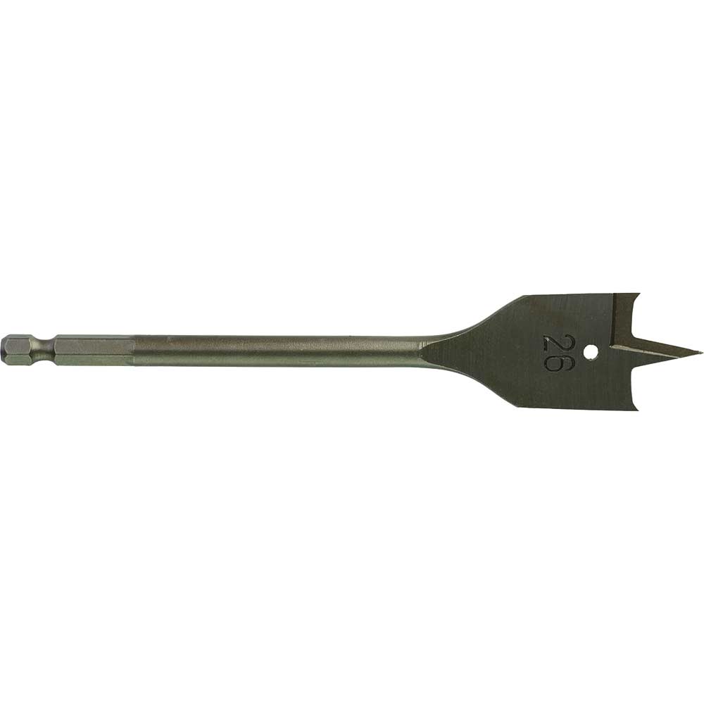Milwaukee Hex Shank Flat Drill Bit 26mm 160mm Pack of 1