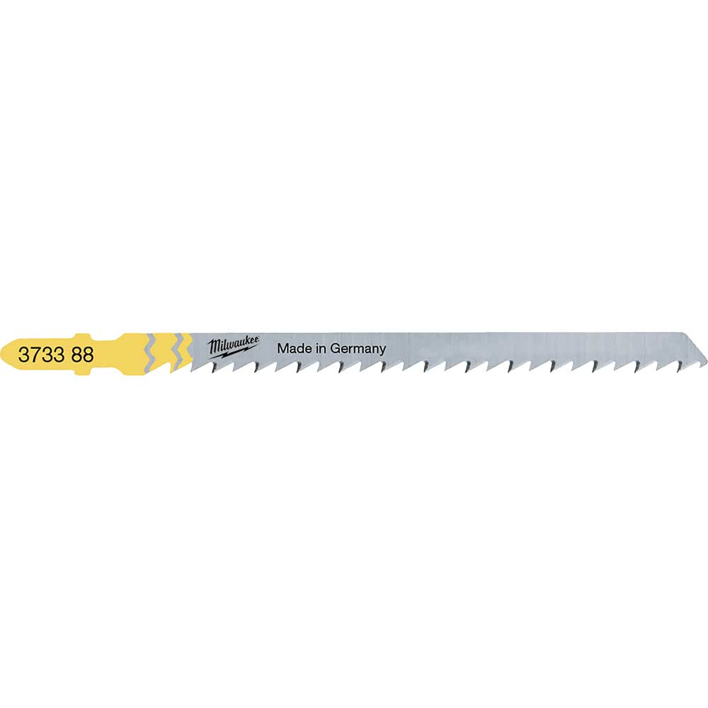 Image of Milwaukee T101DP Wood Precise Straight Cutting Jigsaw Blades Pack of 5