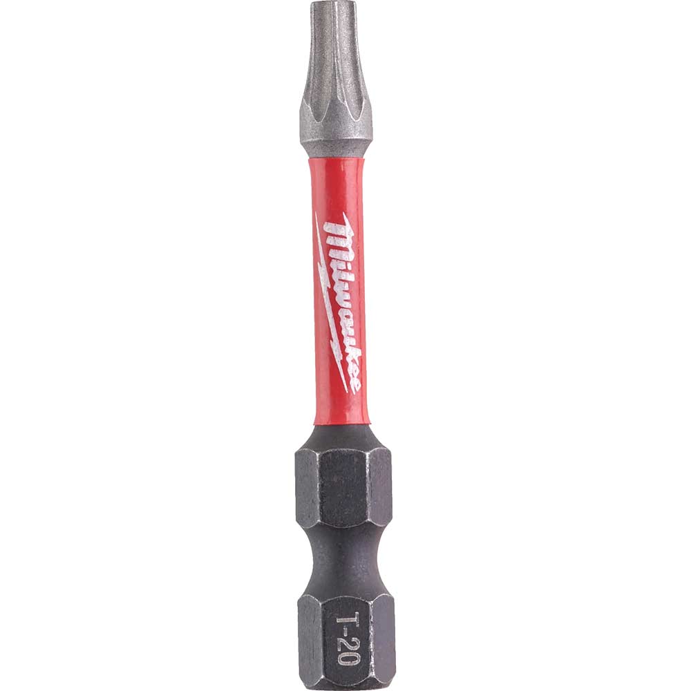 Milwaukee Shockwave Impact Duty Torx Screwdriver Bits TX20 50mm Pack of 10