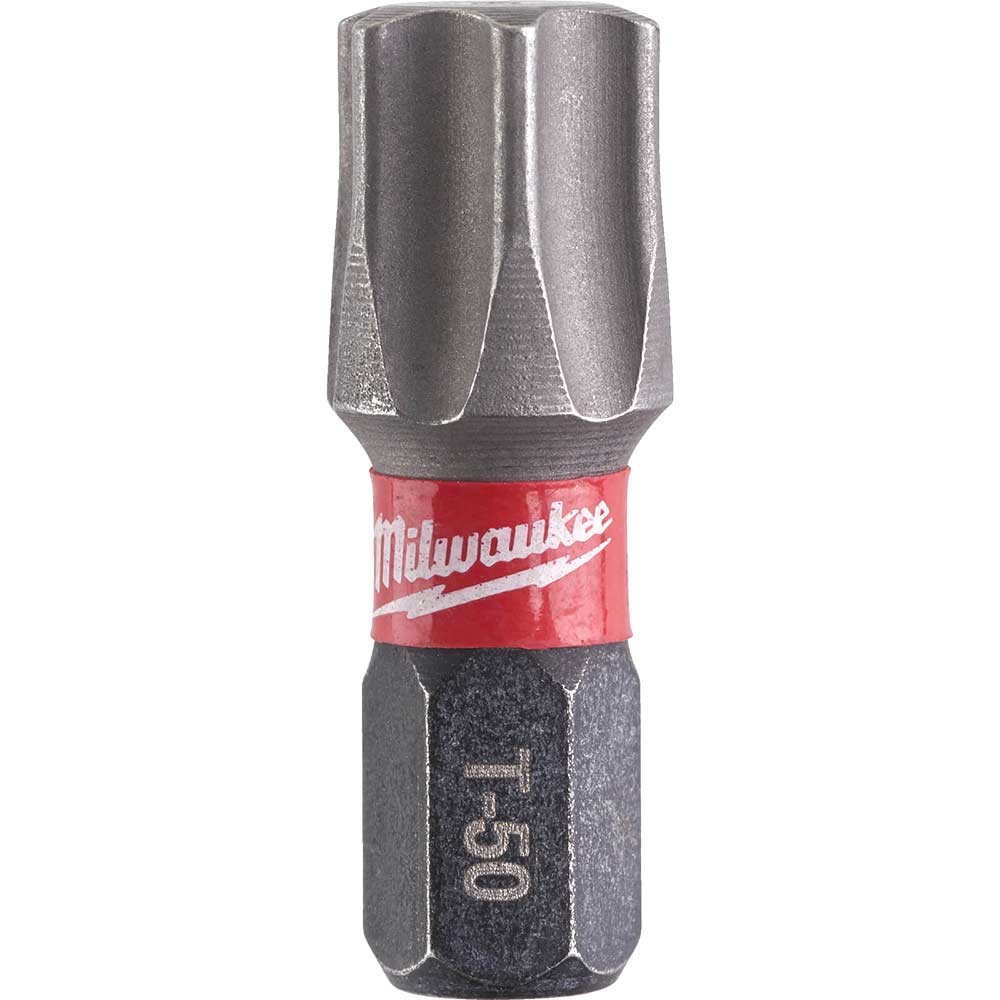 Photos - Bits / Sockets Milwaukee Shockwave Impact Duty Torx Screwdriver Bits TX50 25mm Pack of 2 