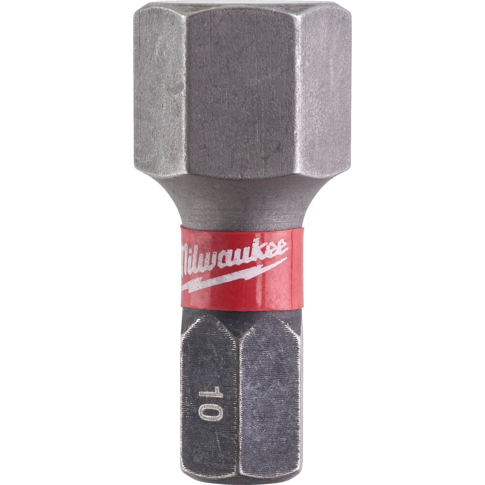 Photos - Bits / Sockets Milwaukee Shockwave Impact Duty Hex Screwdriver Bits Hex 10mm 25mm Pack of 