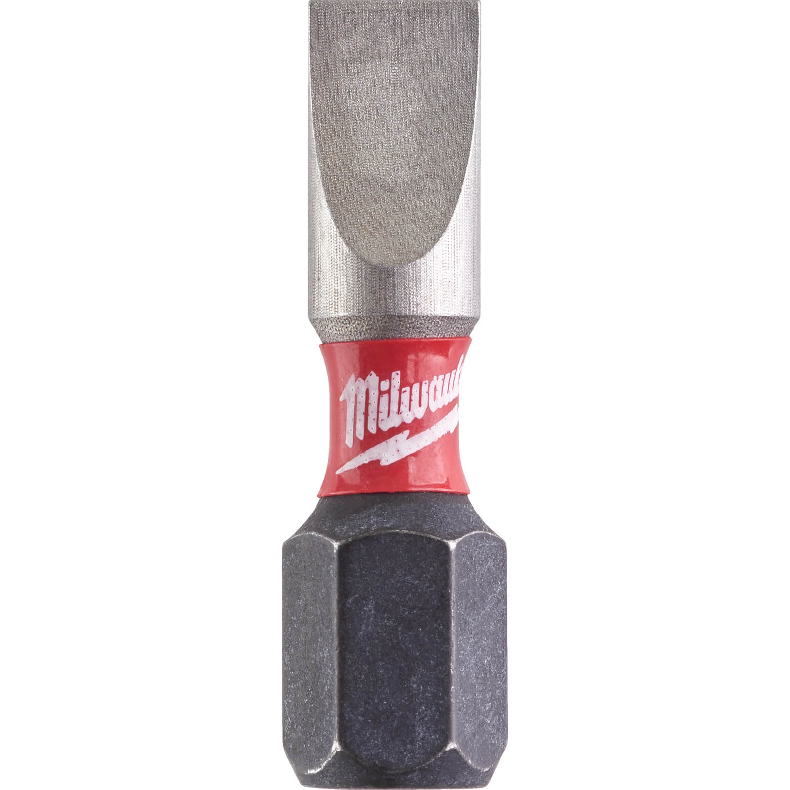 Photos - Bits / Sockets Milwaukee Shockwave Impact Duty Slotted Screwdriver Bits 5.5mm 25mm Pack o 
