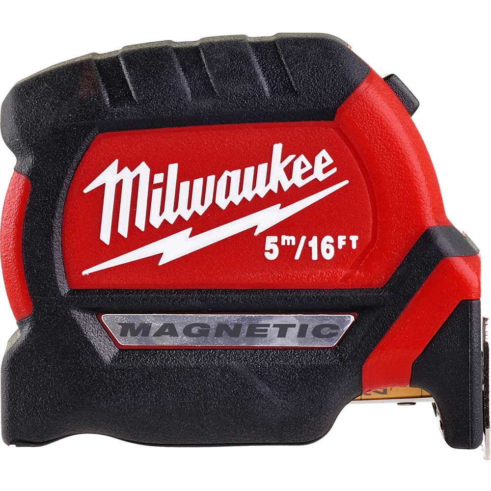 Photos - Tape Measure and Surveyor Tape Milwaukee MAG Tape Measure Imperial & Metric 16ft / 5m 27mm 4932464602 