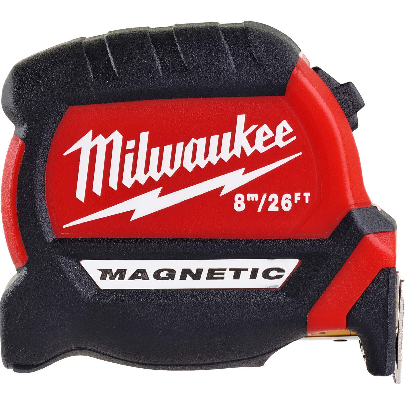 Image of Milwaukee MAG Tape Measure Imperial & Metric 26ft / 8m 27mm