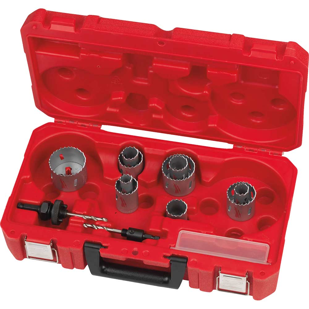 Image of Milwaukee 14 Piece Contrator Bi-Metal Holesaw Set