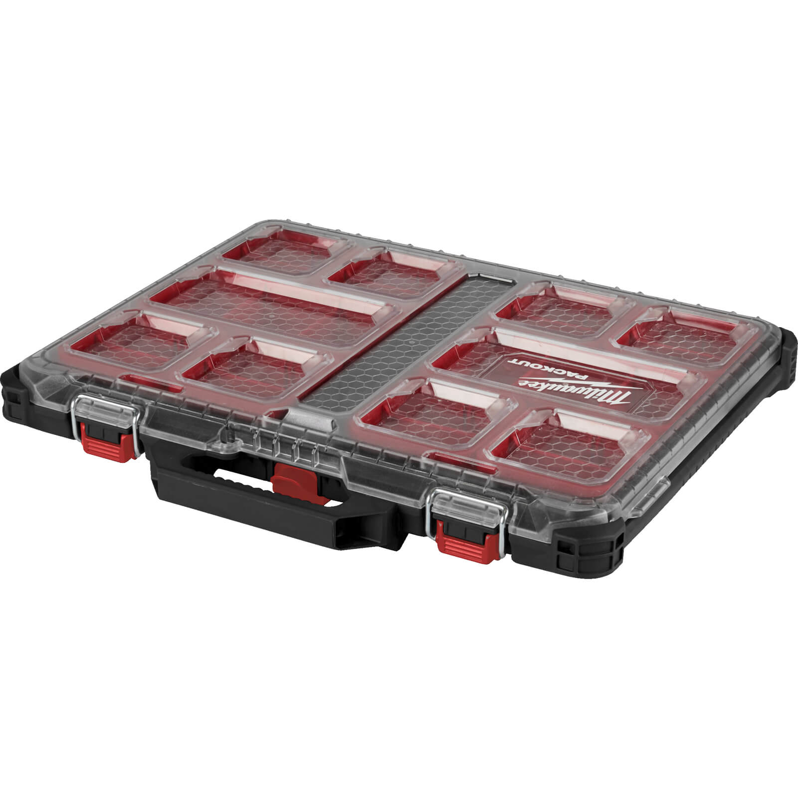 Image of Milwaukee Packout 10 Compartment Slim Organiser Case