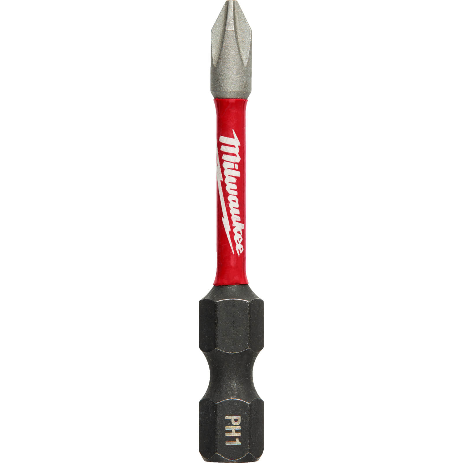 Image of Milwaukee Shockwave Impact Duty Phillips Screwdriver Bits PH1 50mm Pack of 1