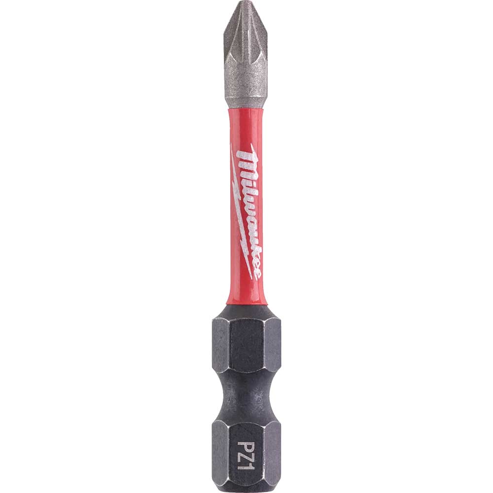 Milwaukee Shockwave Impact Duty Pozi Screwdriver Bits PZ1 50mm Pack of 1