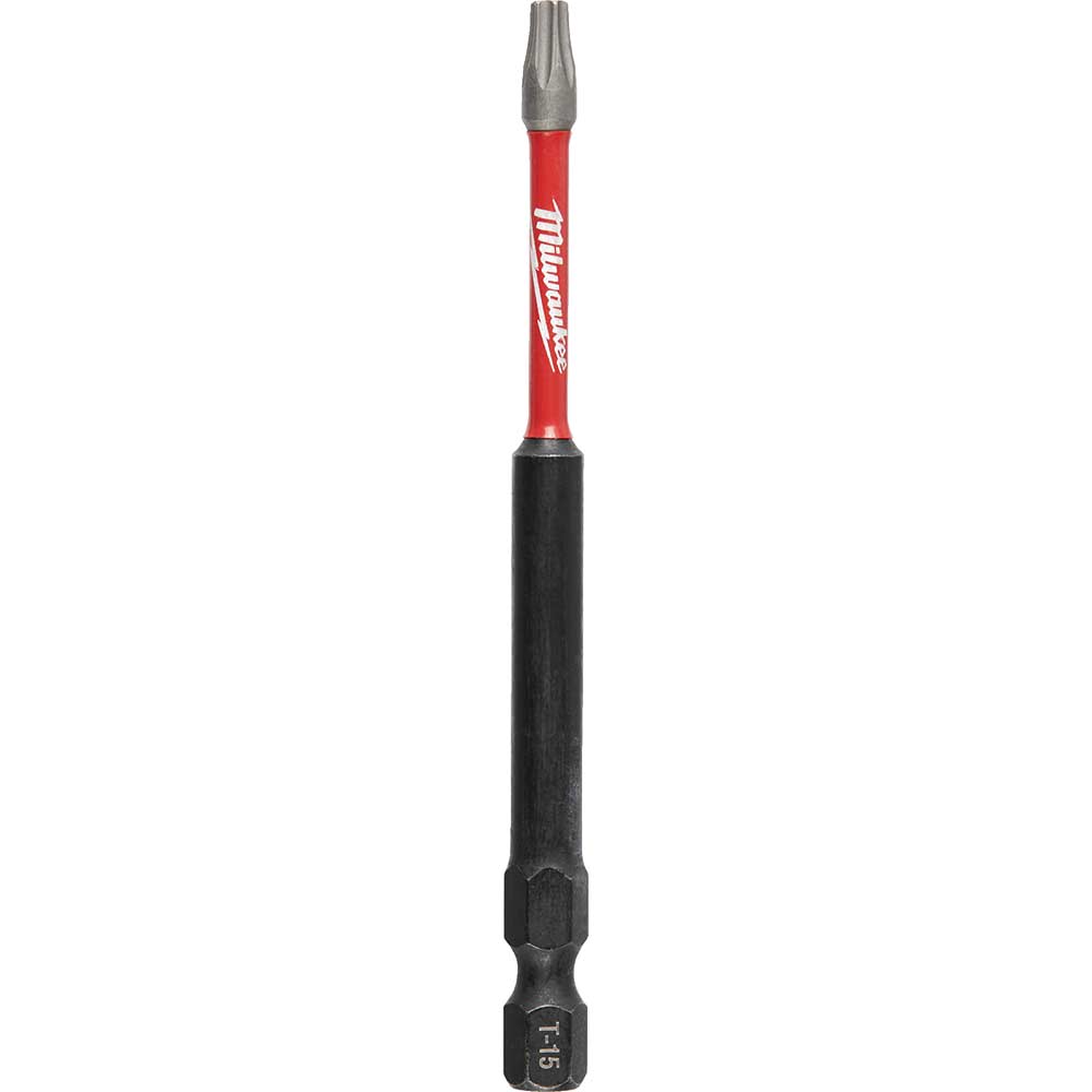 Milwaukee Shockwave Impact Duty Torx Screwdriver Bits TX15 90mm Pack of 1