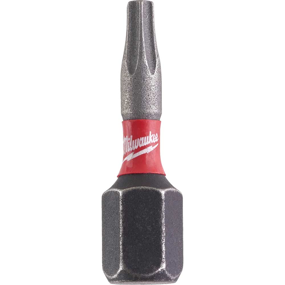 Milwaukee Shockwave Impact Duty Security Torx Screwdriver Bits TXBO10 25mm Pack of 2