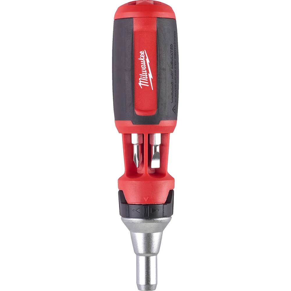 Image of Milwaukee 9 In 1 Ratcheting Multibit Screwdriver