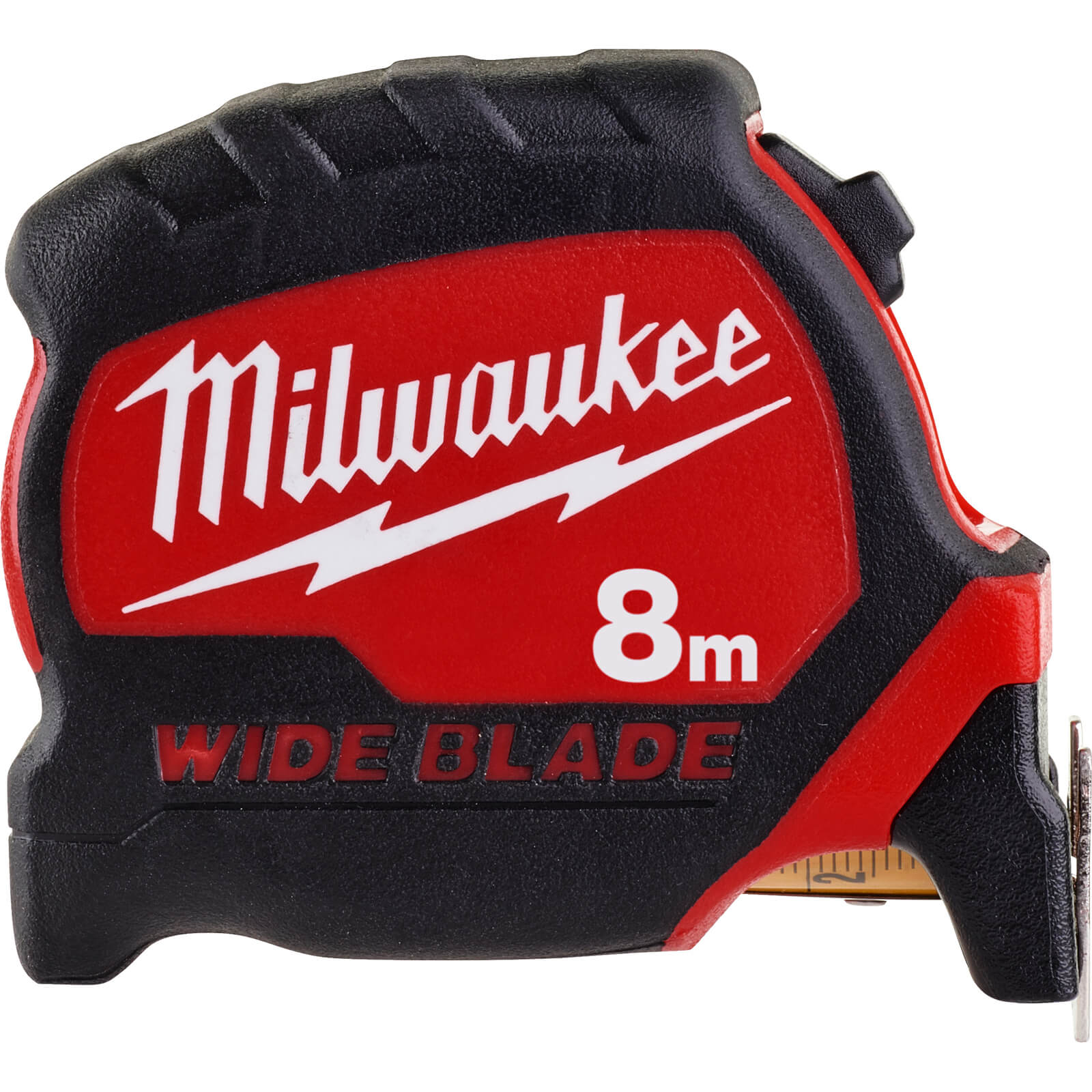 Image of Milwaukee Premium Wide Blade Tape Measure Metric Metric 8m 27mm