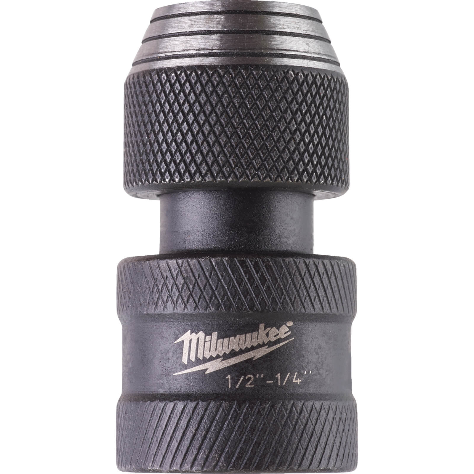 Image of Milwaukee Shockwave 1/2 Square Drive to 1/4 Hex Impact Adaptor 1/2"