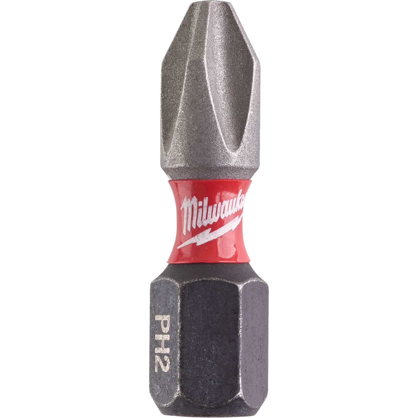 Image of Milwaukee Shockwave Impact Duty Phillips Screwdriver Bits PH2 25mm Pack of 2