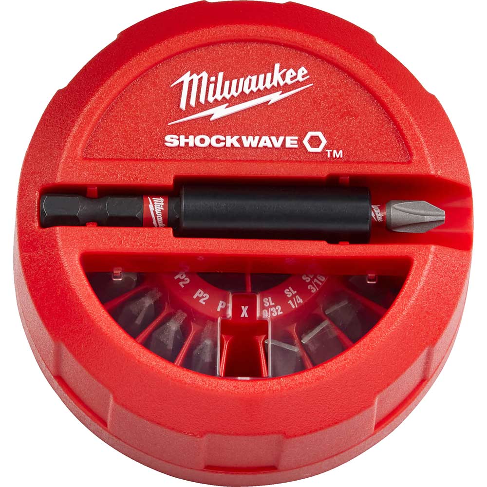 Milwaukee 16 Piece Shockwave Impact Screwdriver Bit Set