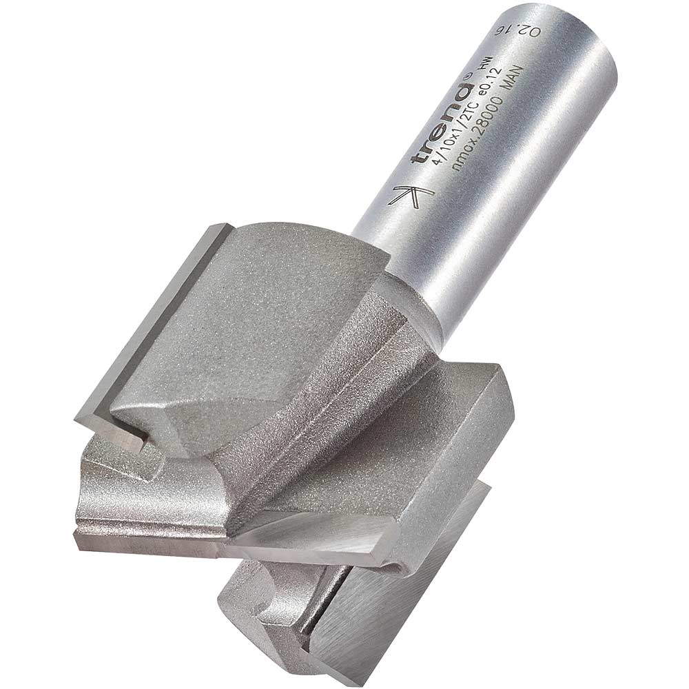 Image of Trend Professional Two Flute Straight Router Cutter 35mm 25mm 1/2"