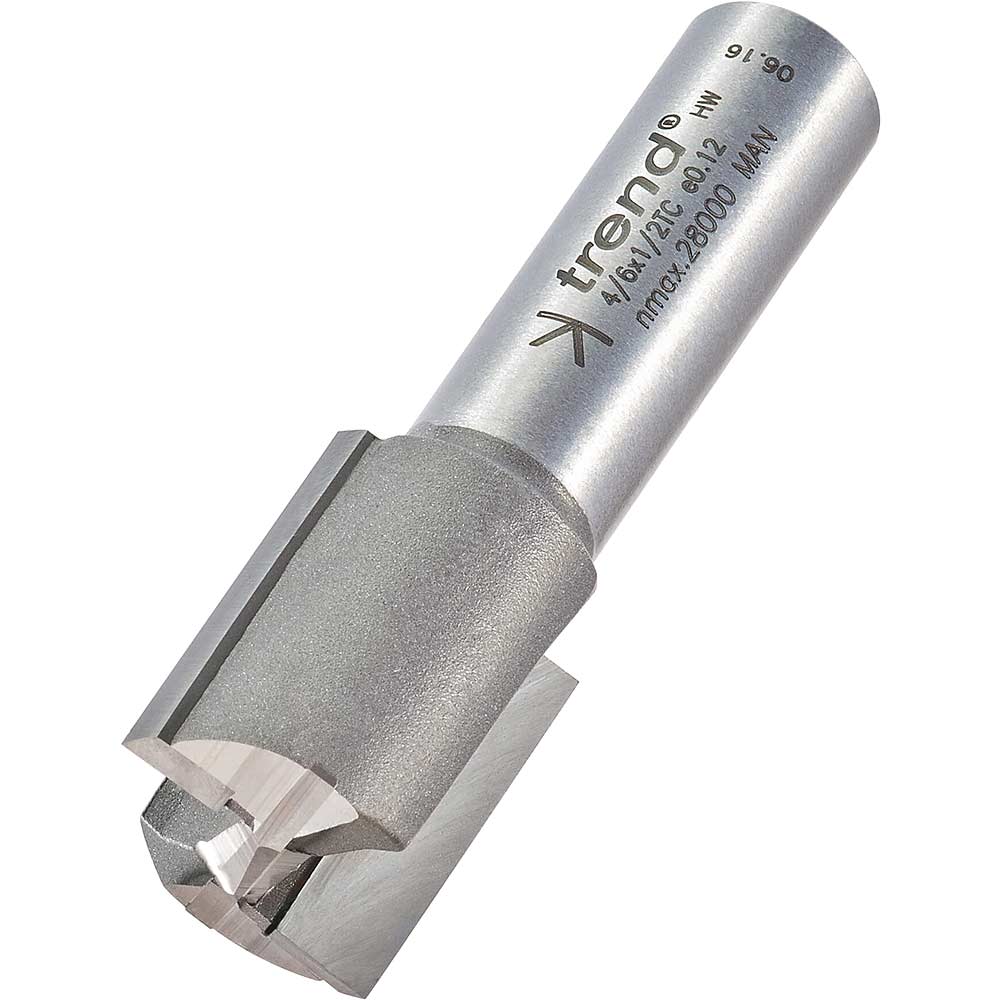 Trend Professional Two Flute Straight Router Cutter 20mm 25mm 1/2