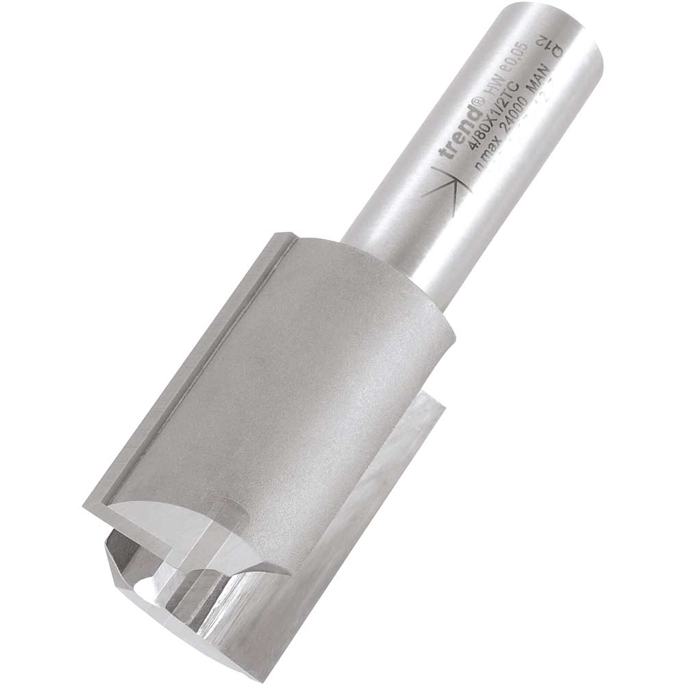 Trend Professional Two Flute Straight Router Cutter 25.4mm 37mm 1/2