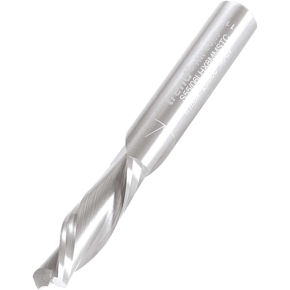 Trend STC Spiral Downcut Left Hand Router Cutter 8mm 25mm 8mm