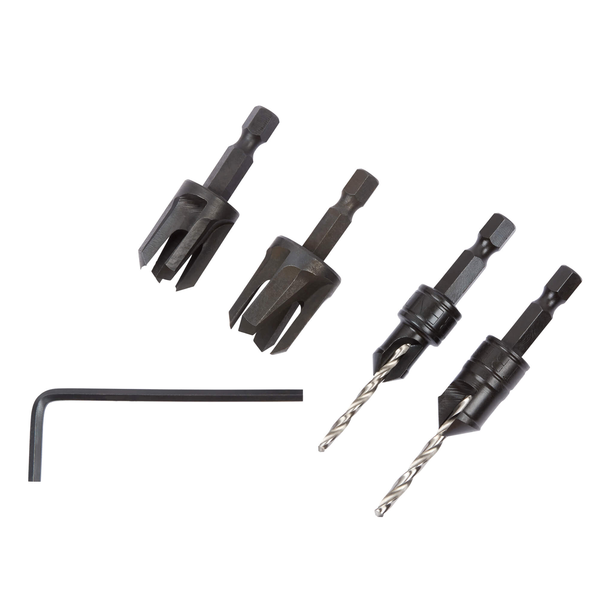 Image of Trend Snappy 4 Piece Drill Countersink and Plug Cutter Set