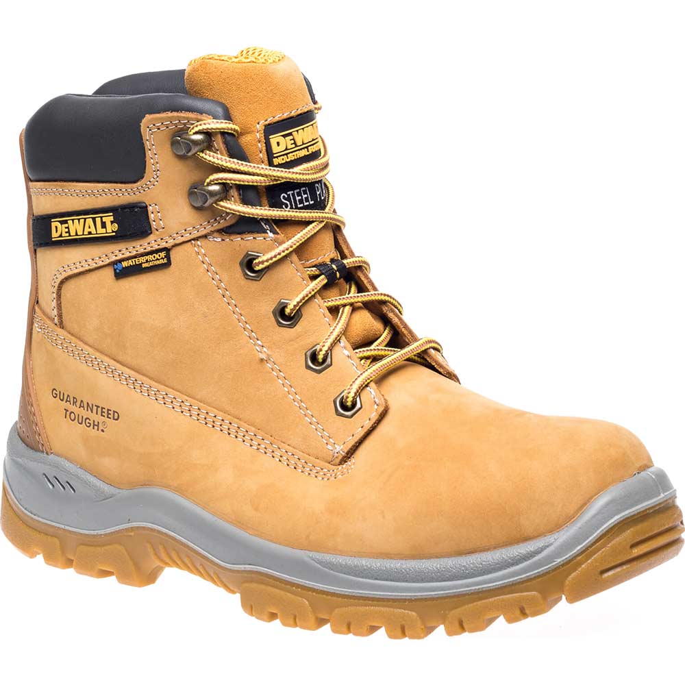 DeWalt Titanium Waterproof Safety Boots Wheat Size 7