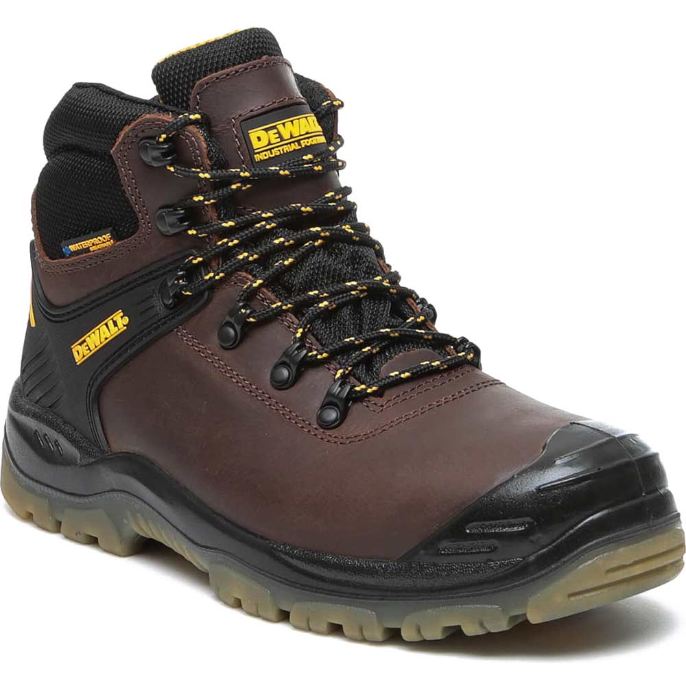 DeWalt Newark Waterproof Safety Hiker Boots Brown Size 6